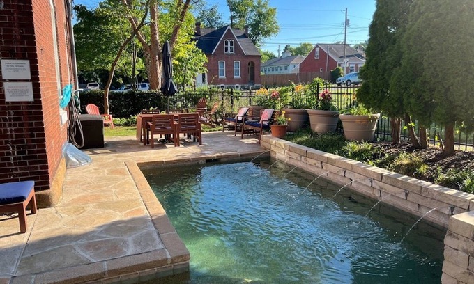 St. Charles Historic District House | Historic Clark Brick House with Pool - Guest Rated 9.8/10