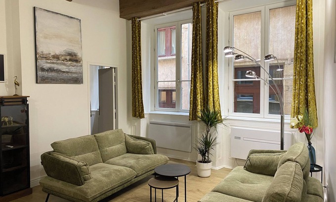Terreaux - Bat d'argent Apartment | Explore Presqu'ile Saint Nizier in the Heart of Lyon