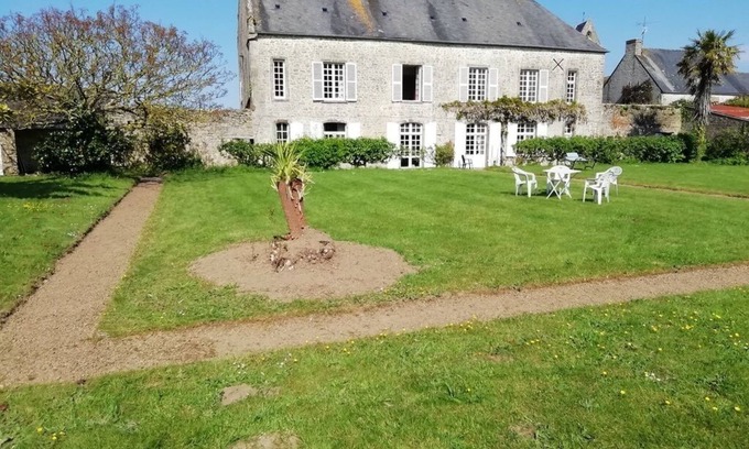 Fontenay-sur-Mer House | Charming French Presbytere Near Utah Beach with Kitchenette