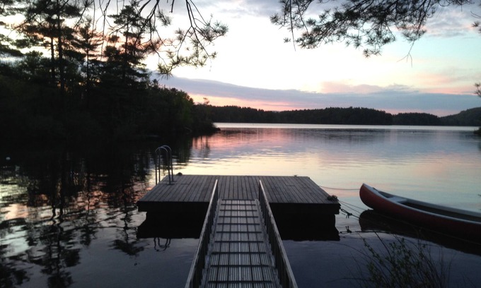 Camden Cabin | Relax at Megunticook Lakefront Camp: Ocean & Lake Views!