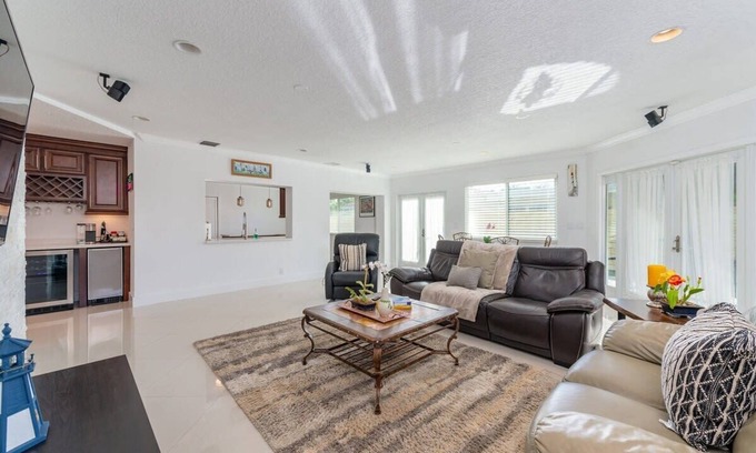 Lighthouse Point House | Stylish Retreat in Lighthouse Point Steps from the Marina