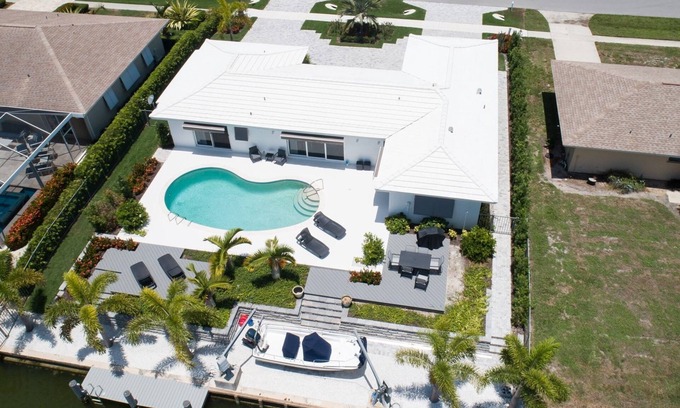 Marco Island House | Elegant Island Style Home with Oceanfront Views & Pool