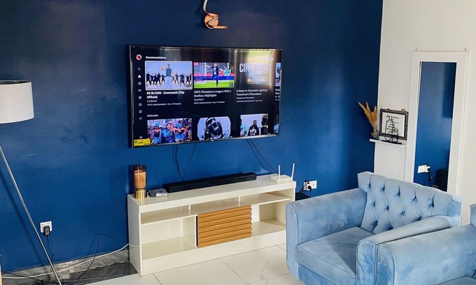 Douala Apartment | Convenient Roadside Apartment with Family-Friendly Amenities