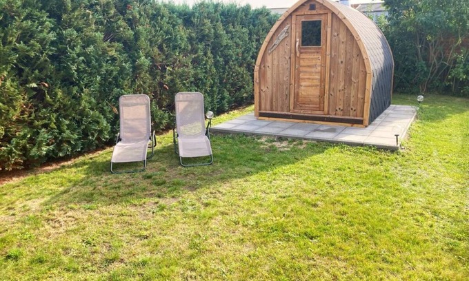 Tangermuende House | Relax in a Clay House with Sauna and Family-Friendly Amenities