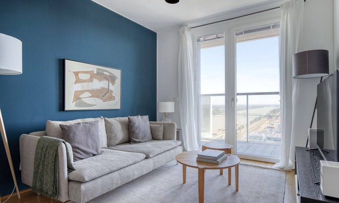 Vienna Apartment | Bright Leopoldstadt 1BR with Balcony near Bus & Groceries