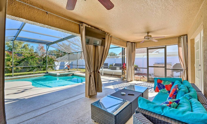 Orange Tree Cottage | Pet-Friendly Clermont Vacation Rental with Pool Near Disney