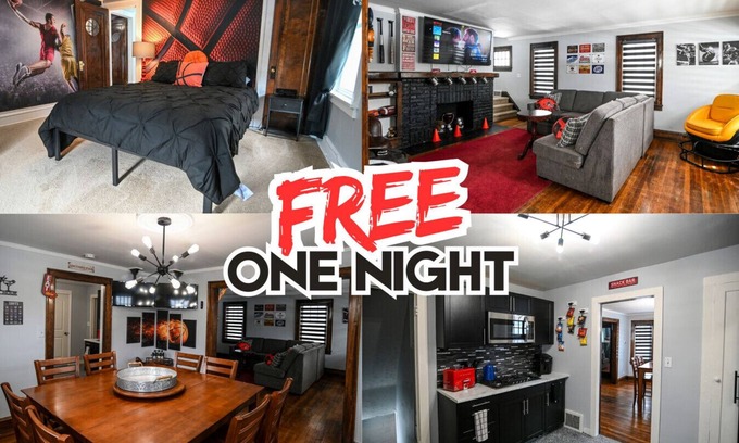 East Cleveland House | Discover Cleveland's Sports House: Themed Stay for 6