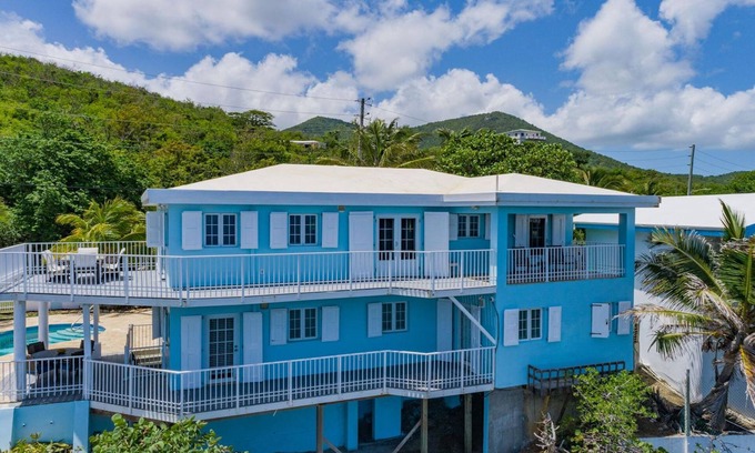 Cane Bay Villa | Oceanfront Cliffside at Cane Bay with Private Pool & More