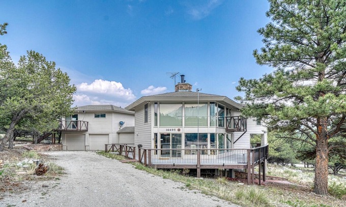 Nathrop House | Cliffside Retreat: Scenic Views & Steps to Hot Springs