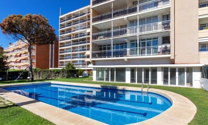 Sant Vicenc de Montalt Apartment | Clipper by Interhome: Oceanfront Escape with Pool & Spa