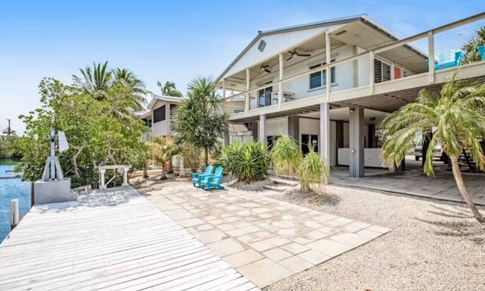 Little Torch Key House | Close to Key West Canal-front retreat w/kayaks located on Little Torch Island