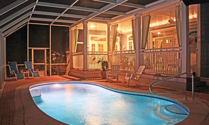 Sugarwood Beach House | Perfect Retreat Near Beach with Heated Pool & Pet Friendly
