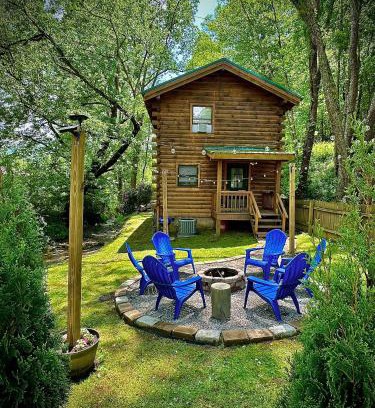 Waynesville House | Inviting Creekside Cabin with Pool & Top Guest Rating 9.8