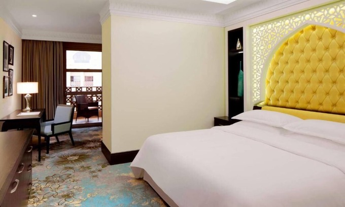 Beach & Coast Apartment | Elegant Club Executive Suite Steps from Al Heera Beach