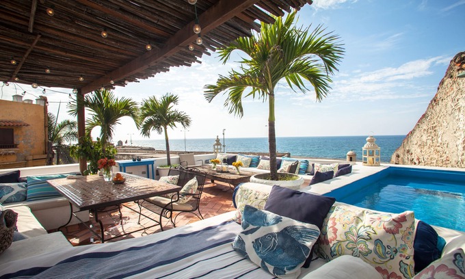 Centro Villa | Oceanview Retreat in Cartagena with Private Pool & Spa