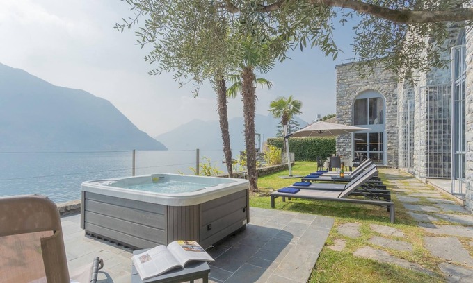 Sala Comacina Villa | Idyllic Villa Sasso on Lake Como: Family-Friendly Escape