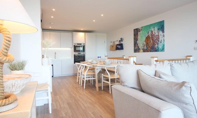 Constantine Bay Apartment | Coastal apartment with sea views.