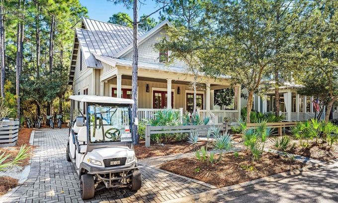 Forest District House | Discover a Pet-Friendly 4BR Home with Bikes & Golf Cart