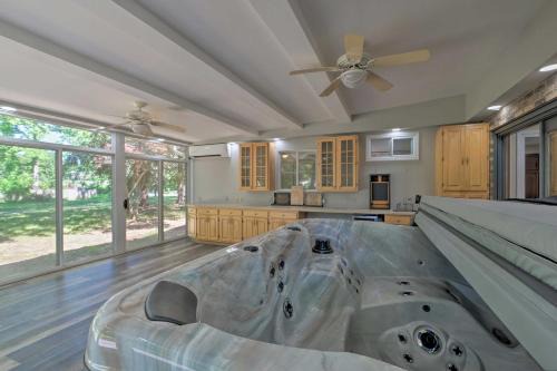 Selby-on-the-Bay House | Inviting Edgewater Home with Ocean Views & Private Hot Tub