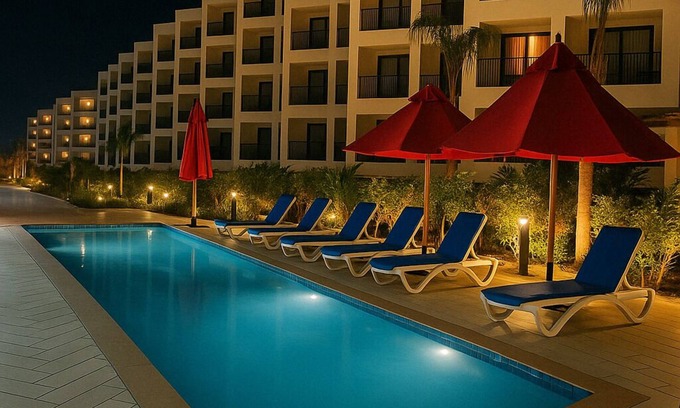 Al-Manasrah Ski Chalet | Family-Friendly Porto Said Tourist Resort with Pool & Breakfast