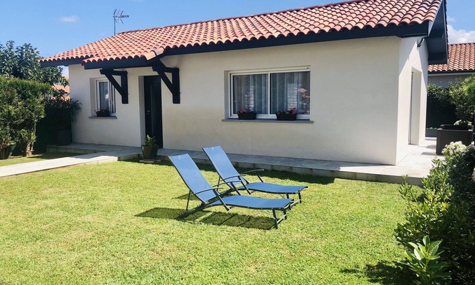 Tarnos House | Beachside Retreat: Ocean View & Spa Near Hossegor/Biarritz