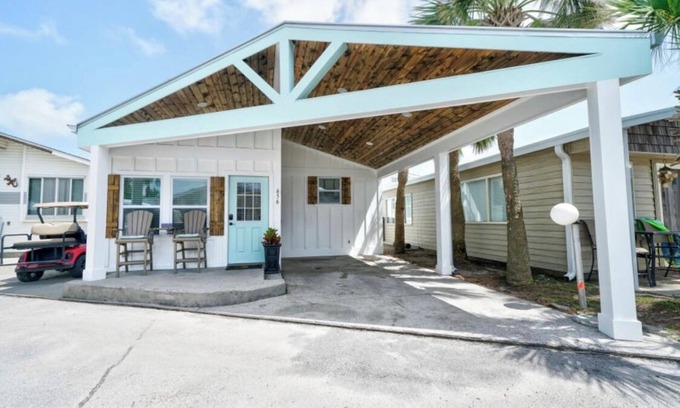 Lower Grand Lagoon House | Coastal Farmhouse Retreat with Pool & Ocean View Awaits!