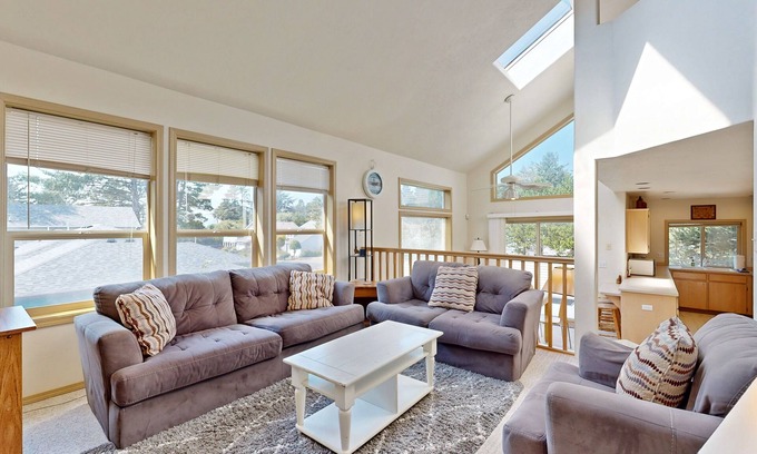 Gleneden Beach House | Serene Coastal Retreat Steps from Uncrowded 7-Mile Beach