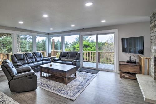 Copalis Beach House | Inviting Coastal Washington Escape - Steps to the Beach!