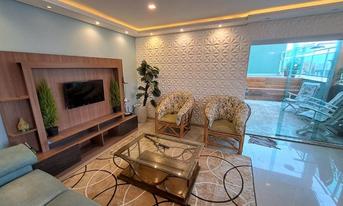 Jardim Sao Miguel Apartment | Relaxing Retreat with Pool at Praia da Enseada