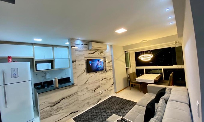 Praia de Itaparica Apartment | Elegant Duplex with Private Jacuzzi and Ocean View