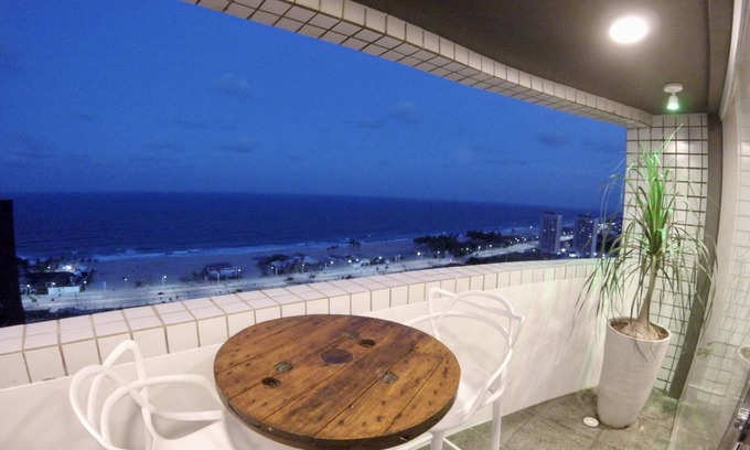 Praia do Futuro I Apartment | Oceanview Suite with Private Deck and Family Amenities
