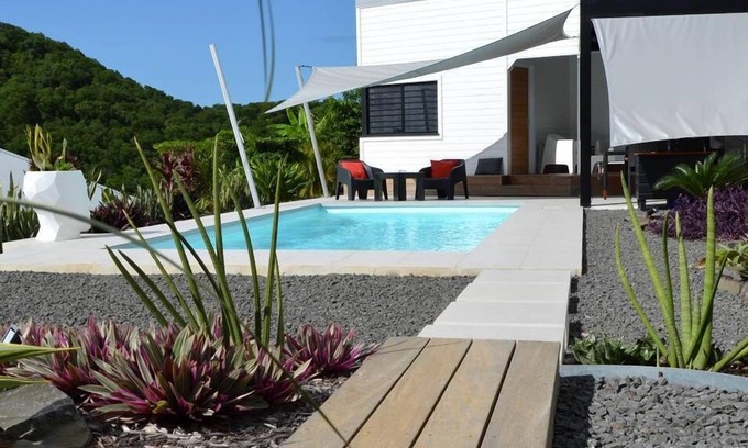 Deshaies Villa | Discover Coco Cannelle Annex: Poolside Relaxation in Deshaies