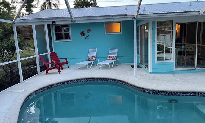 Laurel House | Inviting Beach Cottage with Pool and Golf Cart Access