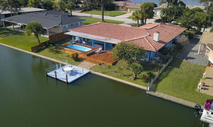 Cocoa Isles Villa | Experience Cocoa Beach Canal-Front Villa with Private Pool