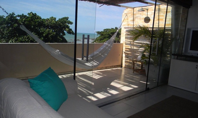 Ponta Negra Apartment | Coastal Retreat: CocoBeachNat 5A with Ocean Views & Pool