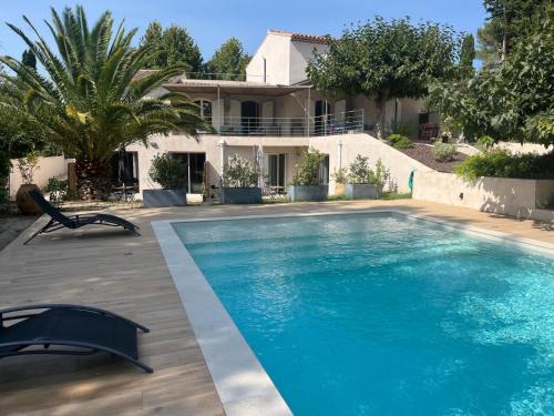 Les Camoins Apartment | Tranquil Retreat with Pool and Lush Garden Escape