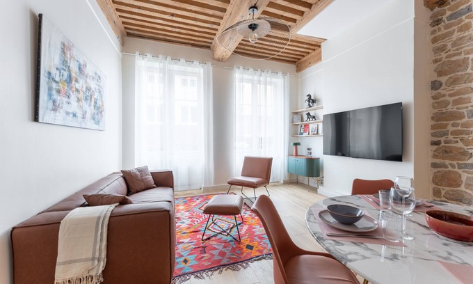Les Cordeliers Apartment | Coeur de Lyon - Presqu'île Lyonnaise