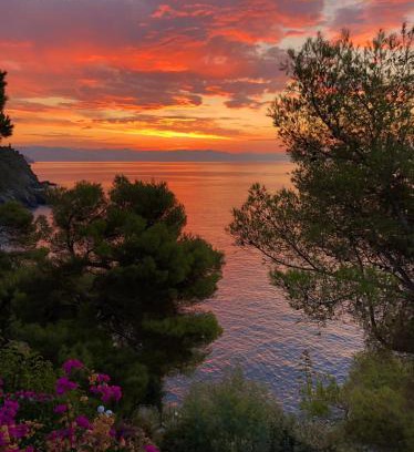 Varazze Villa | Idyllic Cokkinis Villa with Ocean View & Private Garden