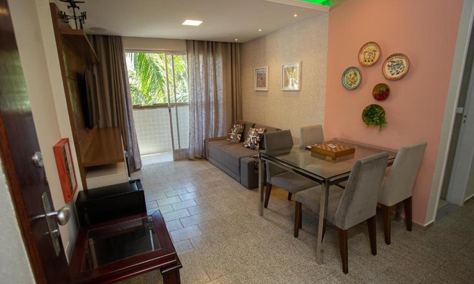 Parque da Areia Preta Apartment | Explore Colecione Histórias Guarapari with Oceanfront Views