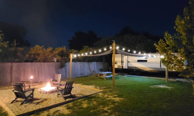 Brent House | Coleman Camper Backyard Oasis-Beaches-shopping-dining