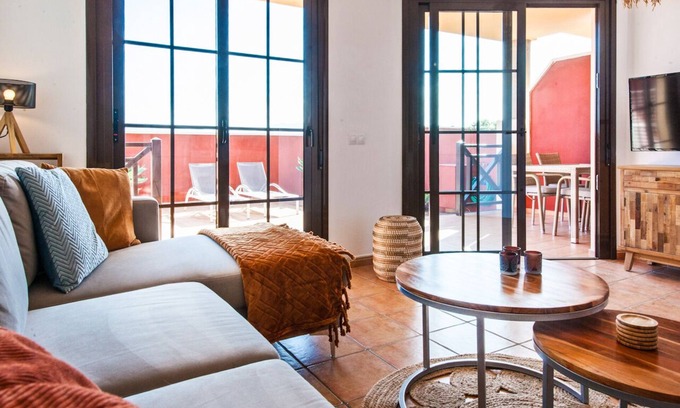 El Cotillo Apartment | Experience Relaxation at Casa Diego with Oceanfront Views