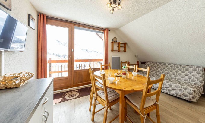 Montgellafrey Apartment | Comfort T1 41m², 6 pers, south balcony, near slopes