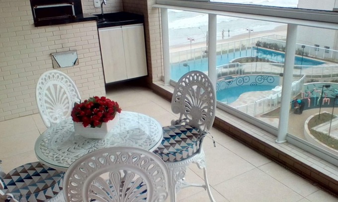 Centro Apartment | Pet-Friendly Apartment with Ocean View in Itanhaém Resort