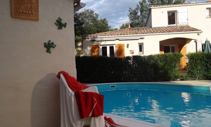 Notre-Dame-de-Londres House | Inviting Cottage with Pool and Scenic Pic Saint Loup Views