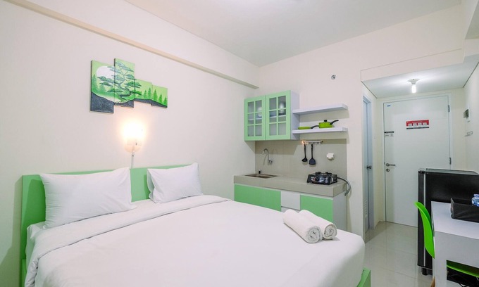 Bogor Apartment | Budget-Friendly Minimalist Studio with Pool at Bogorienze