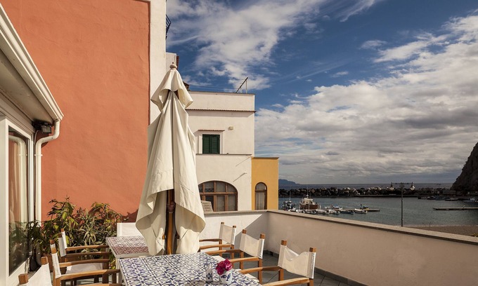 Sant'Angelo Apartment | Cozy Apartment with Sea Terrace, Perfect for Families