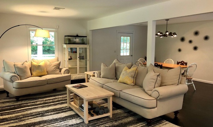 Montauk House | Relaxing Family Retreat Near Nature Preserve and Ditch