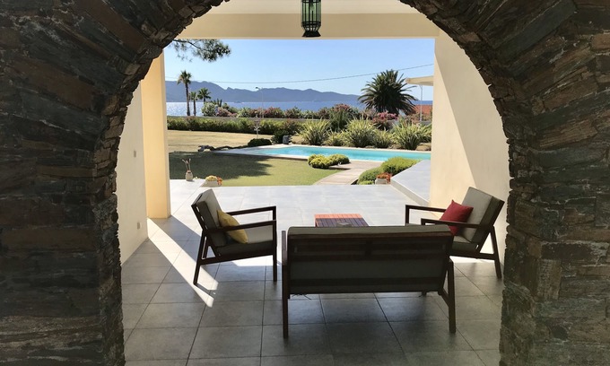 Saint-Florent Apartment | Guest Rated 10/10: Cozy Seaside Villa with Pool Access