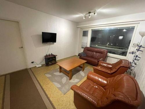 Rauma Apartment | Comfortable neat large 3 room kitchen glass balcony apt Rauma center