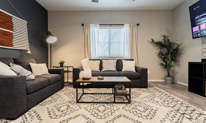 North Las Vegas House | Inviting Two-Story Townhouse with Pool & Pet-Friendly Stay